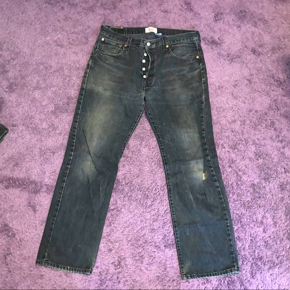 Levi Black Jeans Size W36 L32